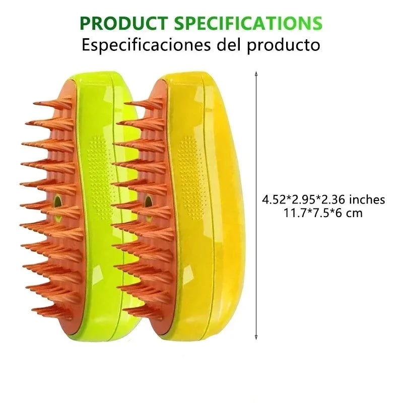 Cat Steamy Brush Dog Massage Comb