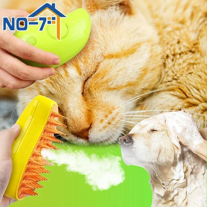 Cat Steamy Brush Dog Massage Comb